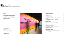 Tablet Screenshot of imraum.ch
